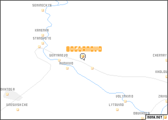 map of Bogdanovo