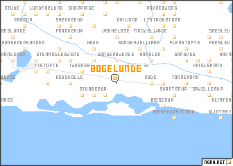 map of Bøgelunde