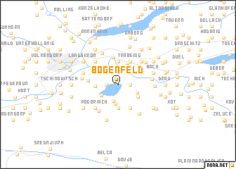 map of Bogenfeld