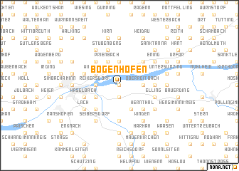 map of Bogenhofen
