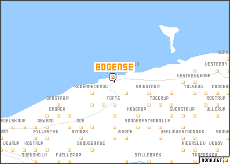 map of Bogense