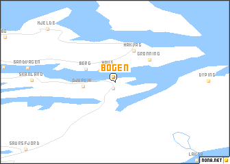 map of Bogen