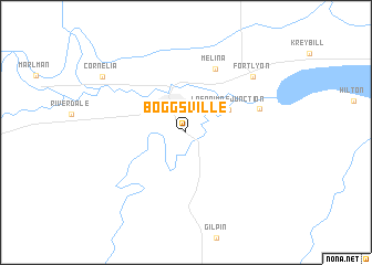 map of Boggsville