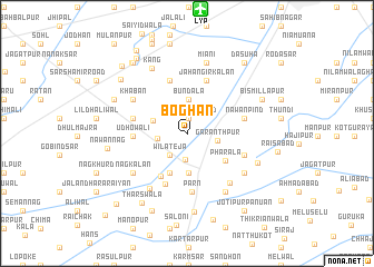 map of Boghān