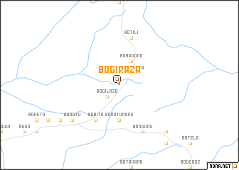 map of Bogiraza