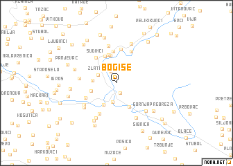map of Bogiše