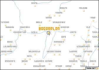 map of Bogo Arlon
