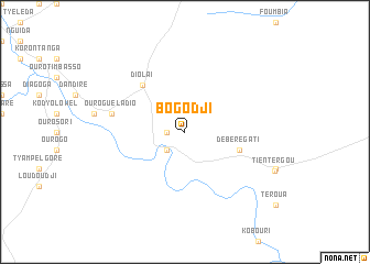 map of Bogodji