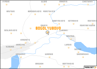 map of Bogolyubovo