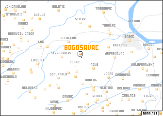 map of Bogosavac