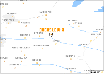 map of Bogoslovka