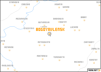 map of Bogoyavlensk