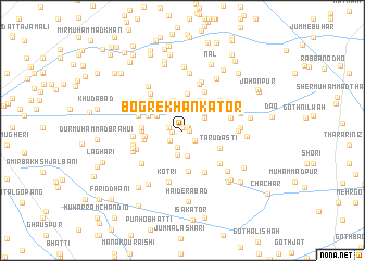 map of Bogre Khān Kator