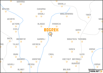 map of Böğrek