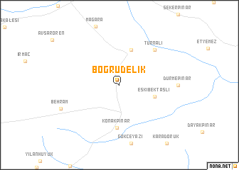 map of Böğrüdelik
