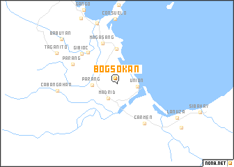 map of Bogsokan