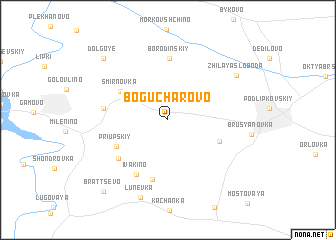 map of Bogucharovo