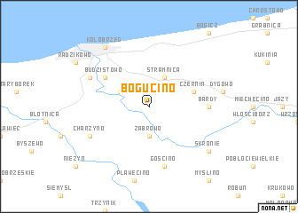 map of Bogucino