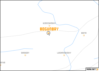 map of Bogunbay