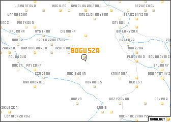 map of Bogusza