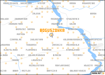 map of Boguszówka