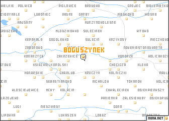 map of Boguszynek