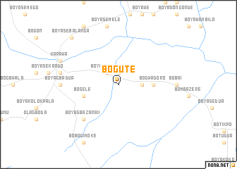 map of Bogute