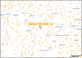 map of Bogutovo Selo