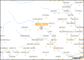 map of Bogzeni