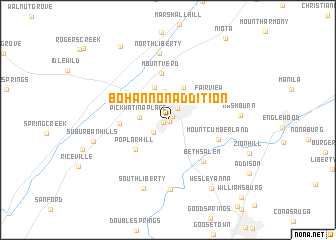 map of Bohannon Addition