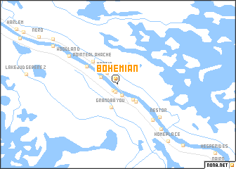 map of Bohemian
