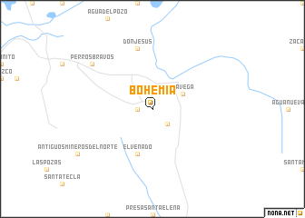 map of Bohemia