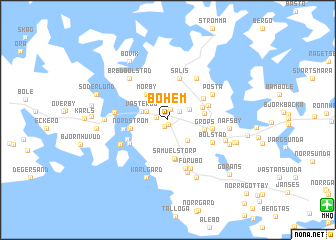 map of Bohem