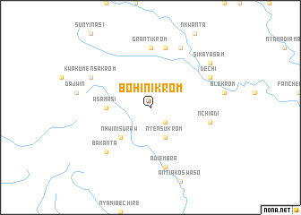map of Bohinikrom