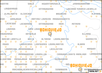 map of Bohío Viejo