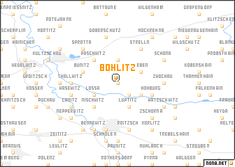 map of Böhlitz