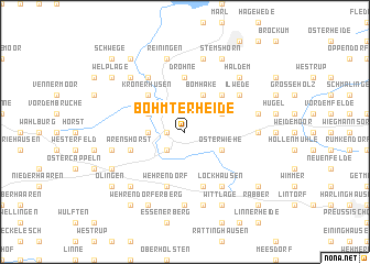 map of Bohmterheide