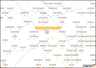 map of Bohoumkoara