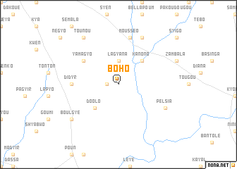 map of Boho