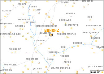 map of Bohrāz