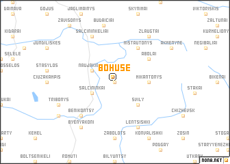 map of Bohuše