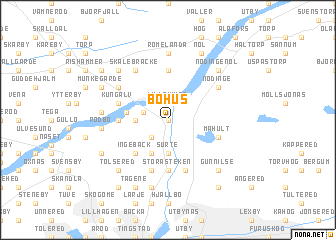 map of Bohus