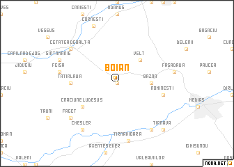 map of Boian