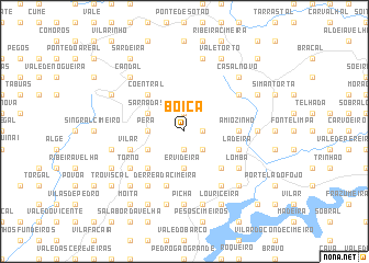 map of Boiça