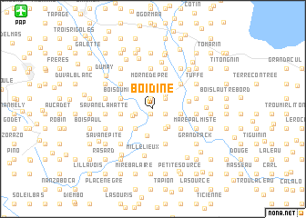 map of Boidine