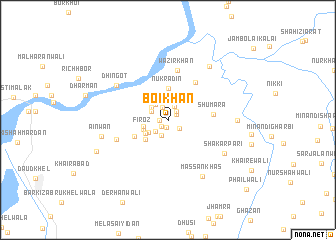 map of Boi Khān