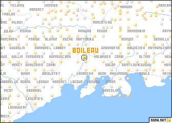 map of Boileau