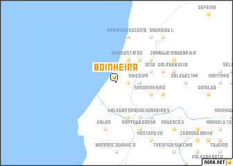 map of Boinheira