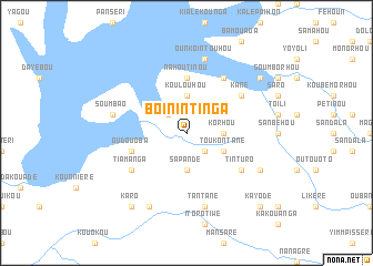map of Boinintinga