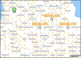 map of Bois Blanc